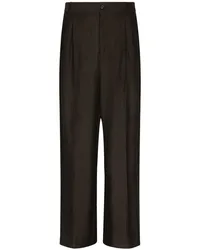 Dolce & Gabbana Klassische Bundfaltenhose Braun