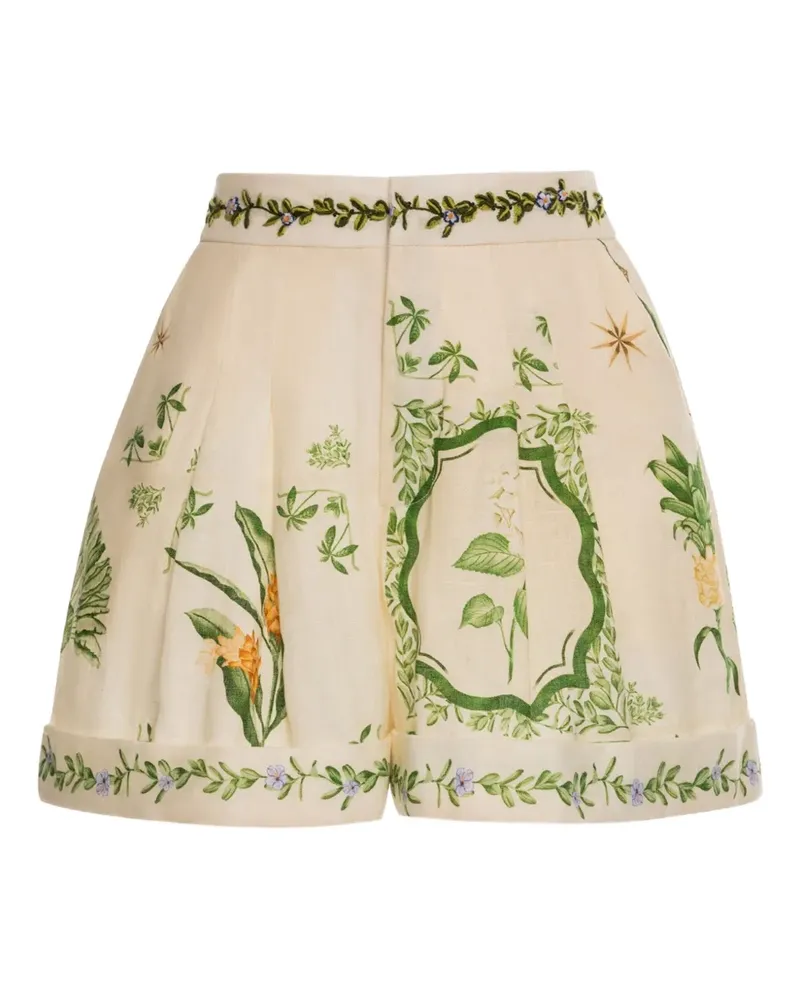 AGUA BENDITA Rommy Wild Shorts mit Falten - Weiß Weiß