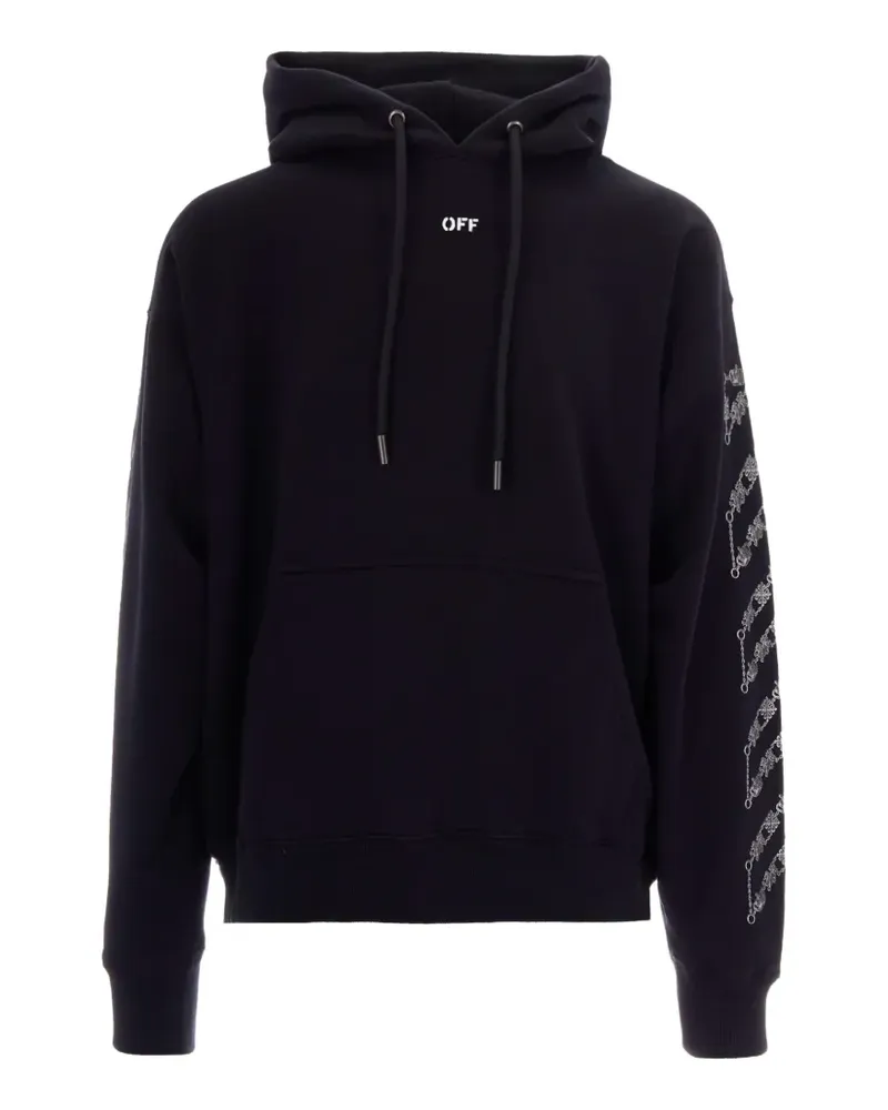 OFF-WHITE Arrows-print hoodie - Blau Blau