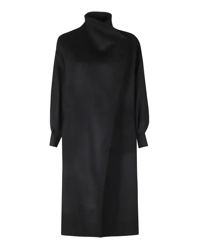 Federica Tosi balloon-sleeve cashmere coat - Schwarz Schwarz
