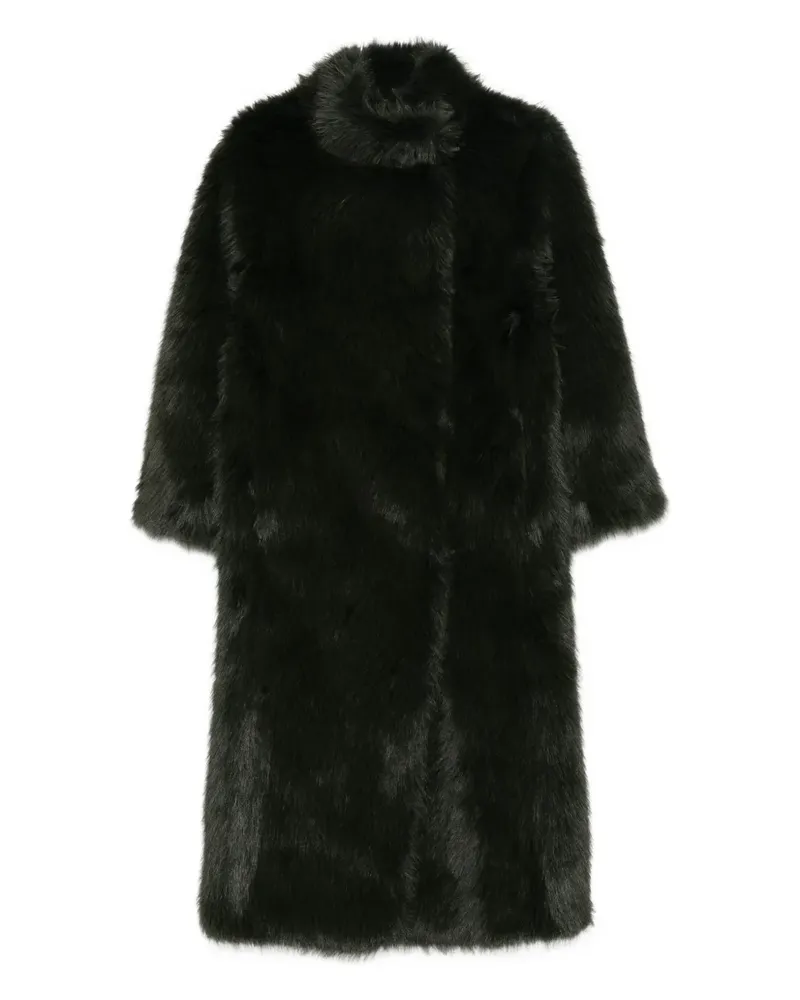 Never Fully Dressed Mantel aus Faux Fur - Grün Grün