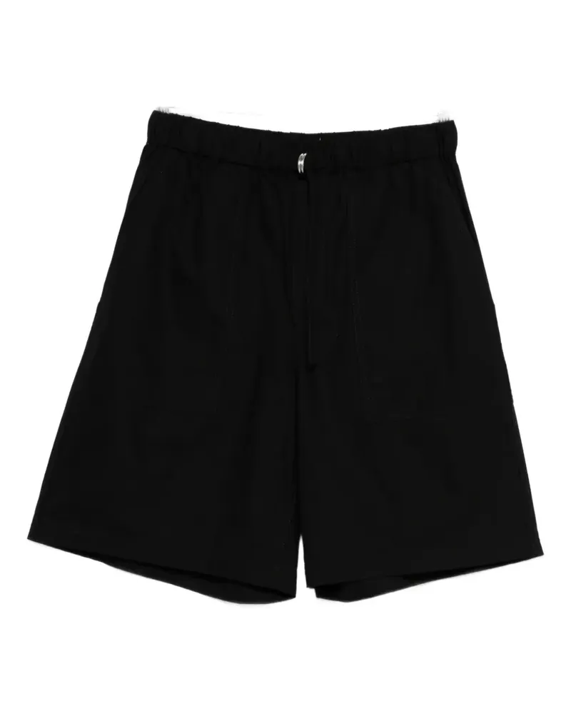 6397 Shorts mit aufgesetzter Tasche - Schwarz Schwarz