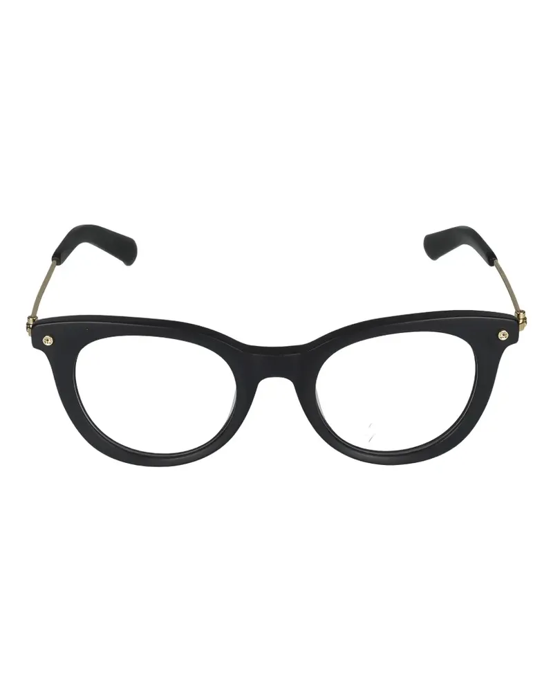 Yohji Yamamoto cat-eye glasses - Schwarz Schwarz