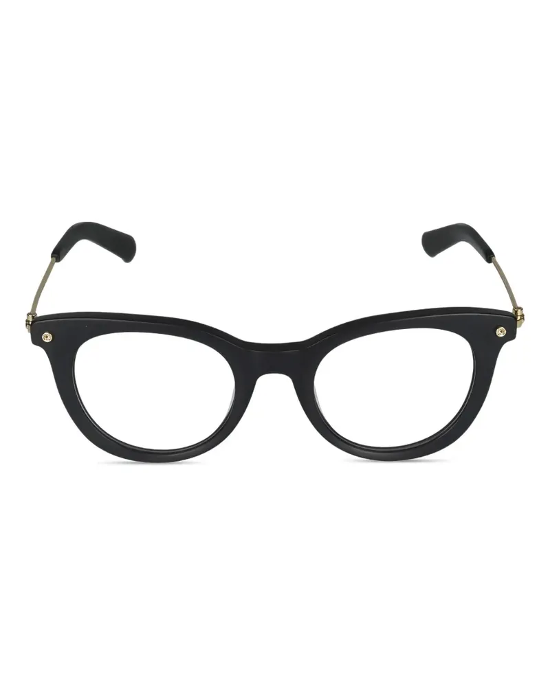 Yohji Yamamoto cat-eye glasses - Schwarz Schwarz