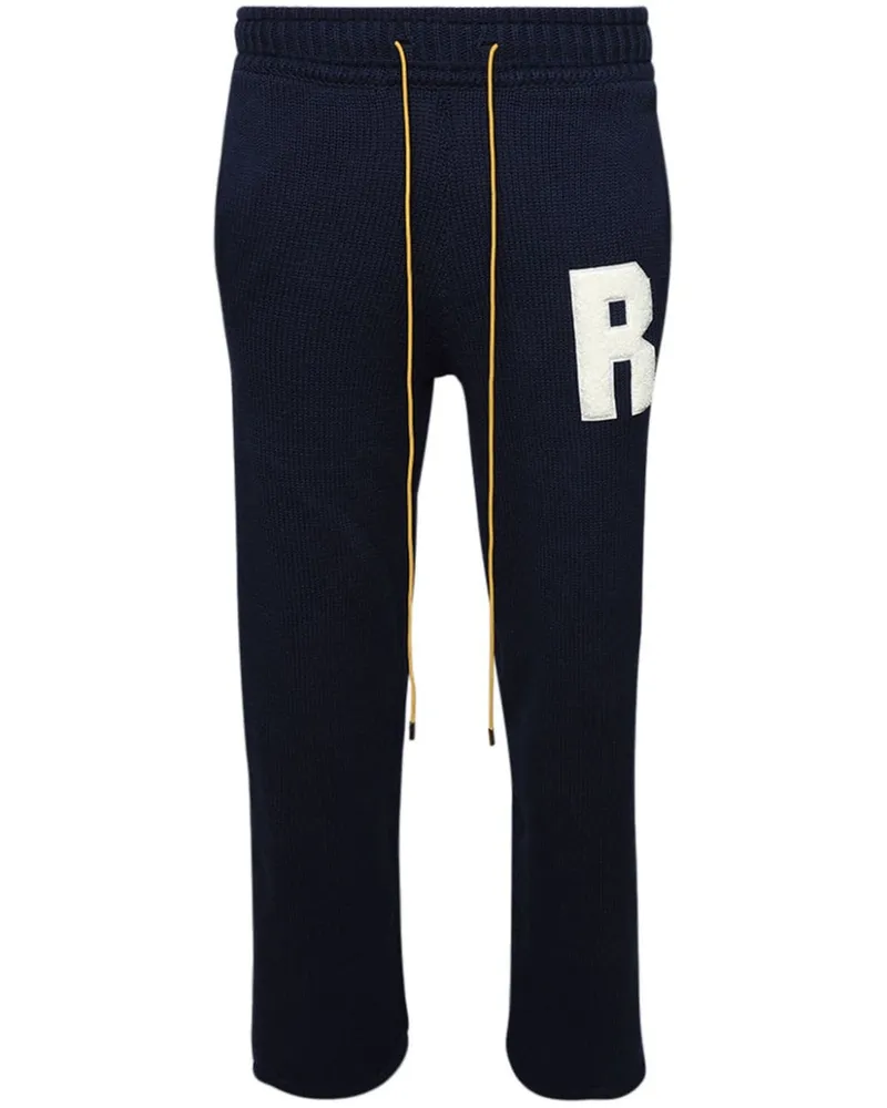 RHUDE Hose mit Kordelzug - Blau Blau
