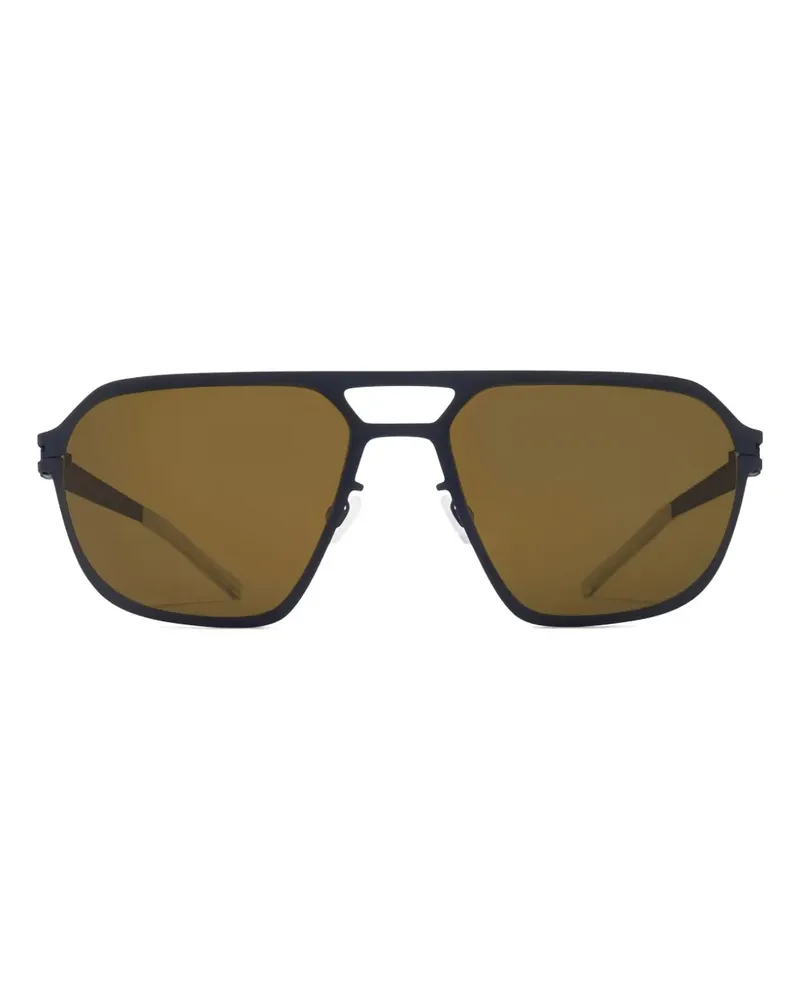 Mykita Sinclair Sonnenbrille mit geometrischem Gestell - Schwarz Schwarz