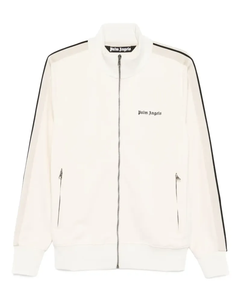 Palm Angels Sweatshirtjacke mit Streifendetail - Nude Nude