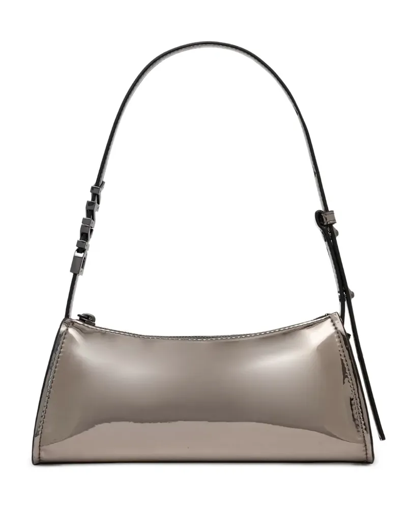 DKNY Schultertasche mit Logo-Schild - Braun Braun