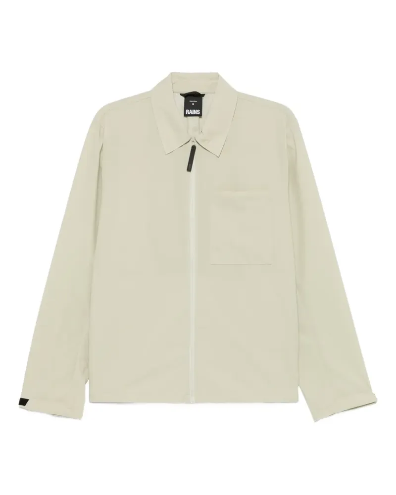 RAINS Mito Jacke mit Brusttasche und Reißverschluss - Grün Grün
