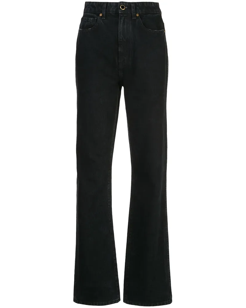 KHAITE Ausgestellte Jeans - Schwarz Schwarz