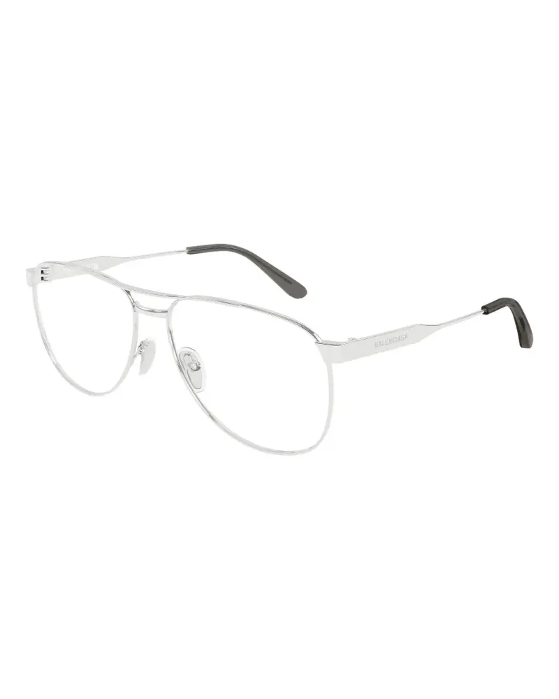 Balenciaga Klassische Pilotenbrille - Silber Silber