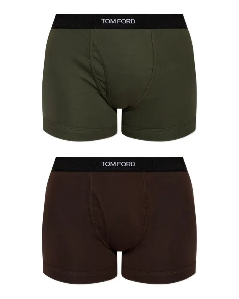 Tom Ford logo-waistband boxer briefs (set of two) - Braun Braun