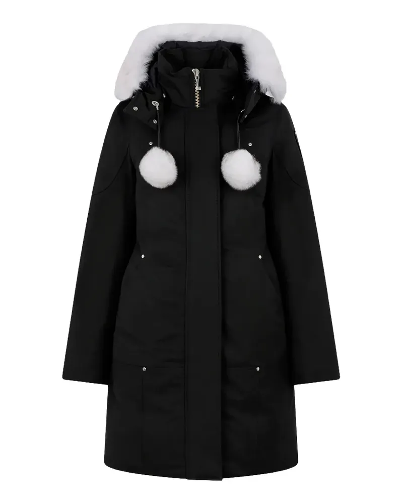 Moose Knuckles Original Stirling trimmed parka - Schwarz Schwarz