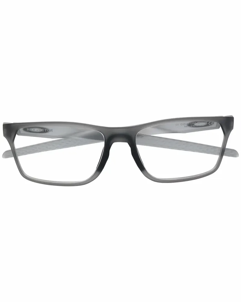 Oakley Brille mit eckigem Gestell - Grau Grau
