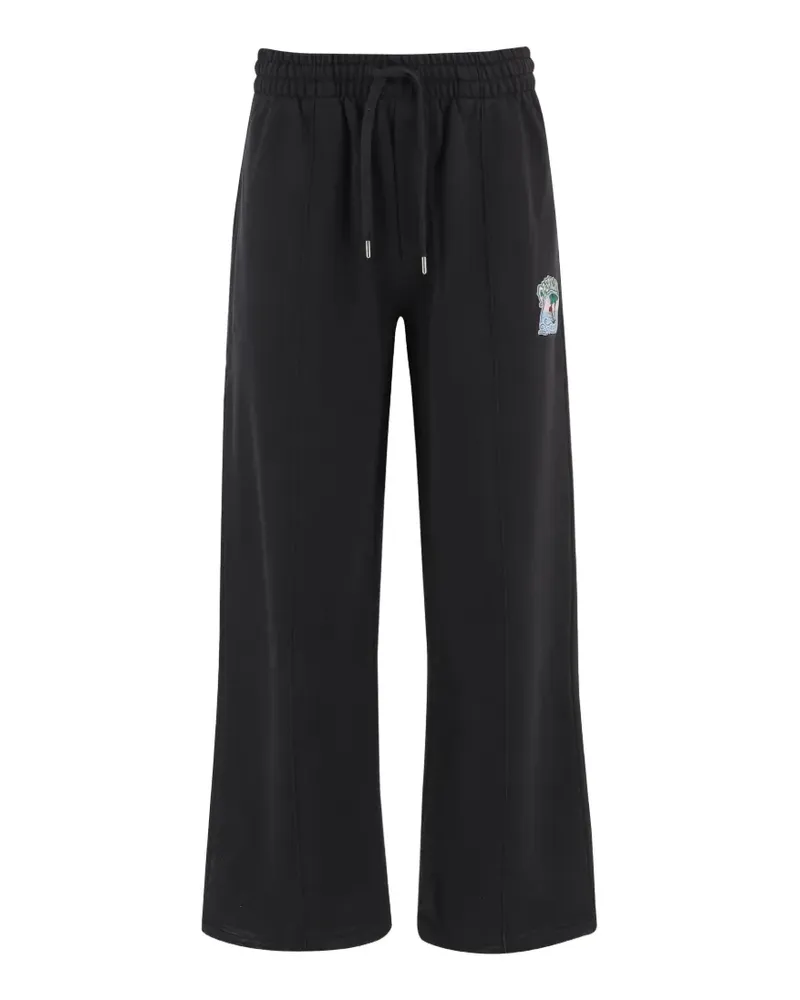 Casablanca Paris logo-patch track pants - Schwarz Schwarz