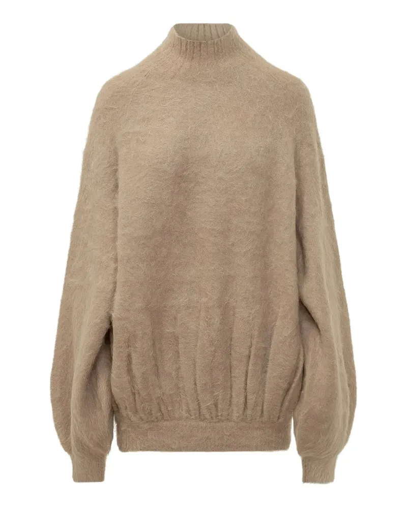 IRO Groovy Pullover aus gebürstetem Strick - Nude Nude