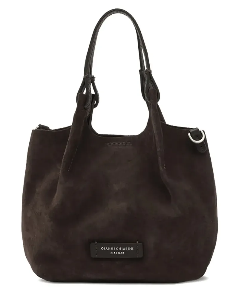Gianni Chiarini Schultertasche mit Knoten - Braun Braun