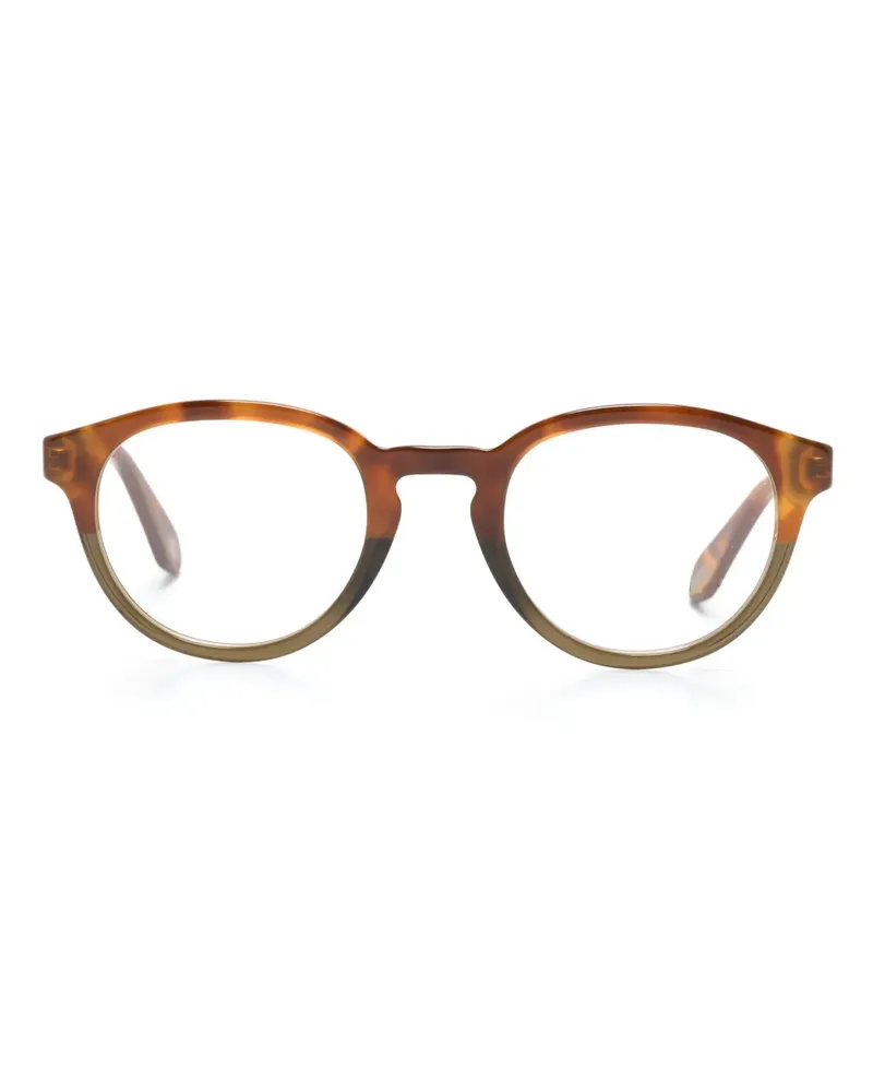 Giorgio Armani Brille mit rundem Gestell - Nude Nude