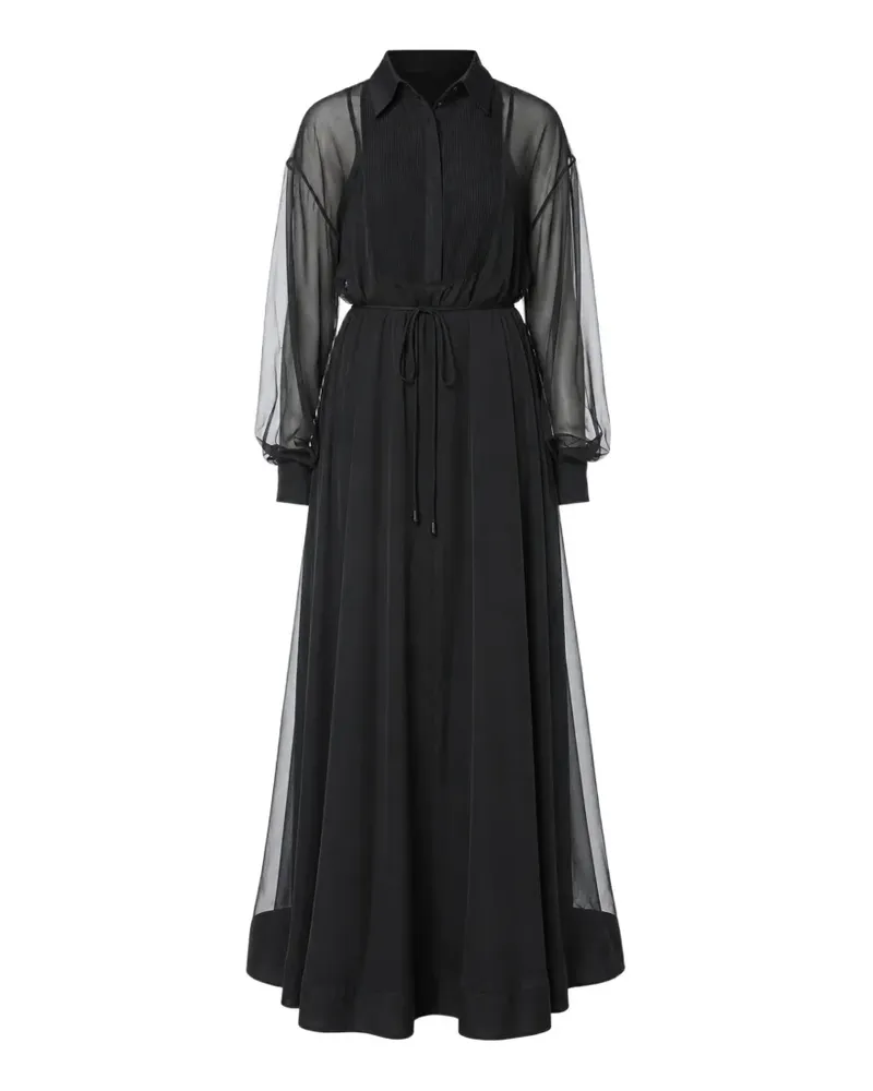 Ted Baker Miraah Maxikleid mit Latzdetail - Schwarz Schwarz