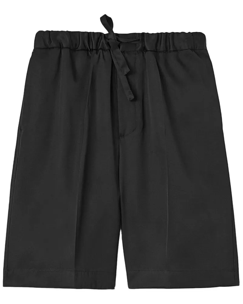 Jil Sander Shorts mit Kordelzug - Schwarz Schwarz
