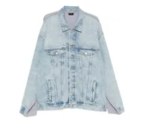 Jeansjacke mit Logo - Blau