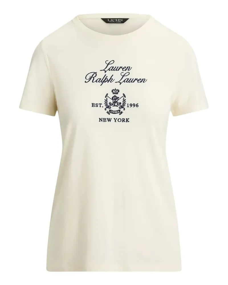 Ralph Lauren T-Shirt mit Logo-Print - Nude Nude