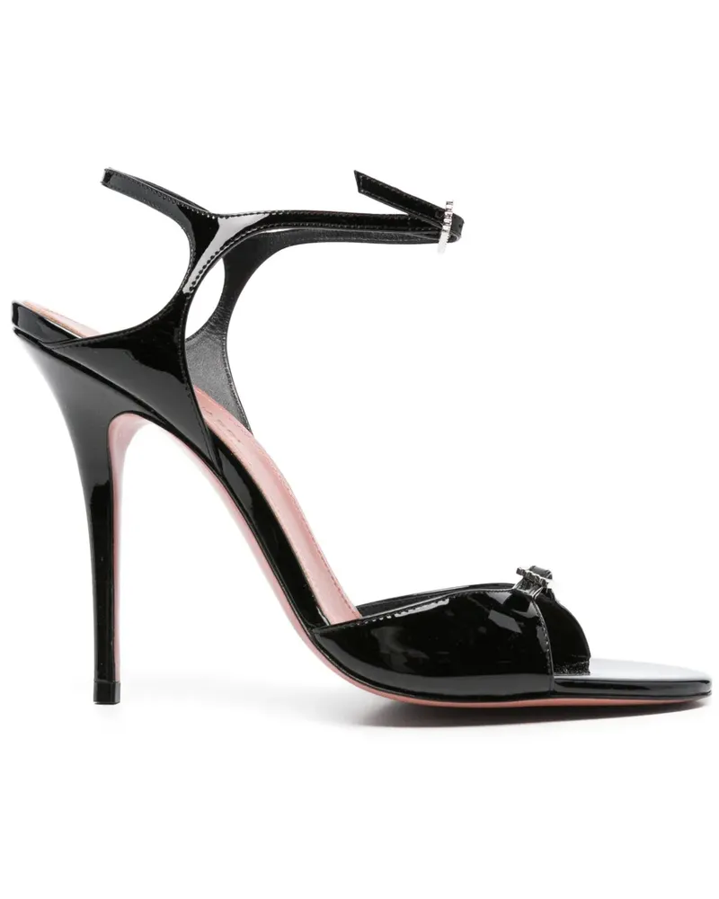 Amina Muaddi Adut Sandalen 105mm - Schwarz Schwarz