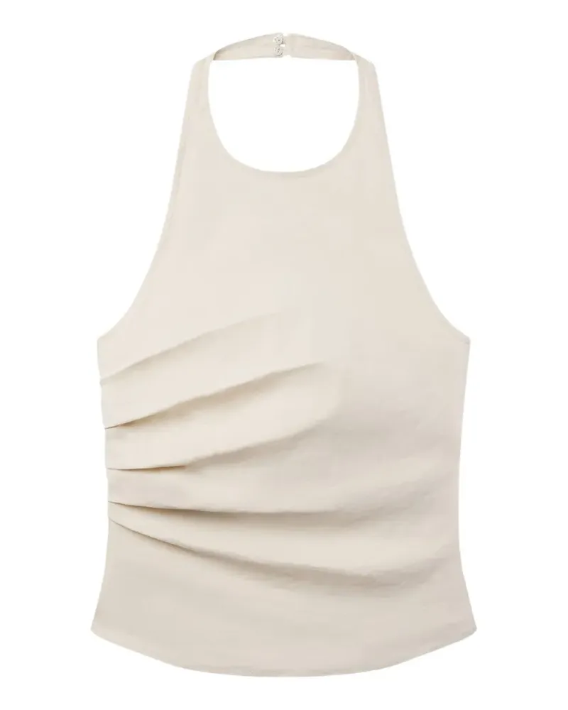 A.L.C. Sylvie pleated top - Nude Nude