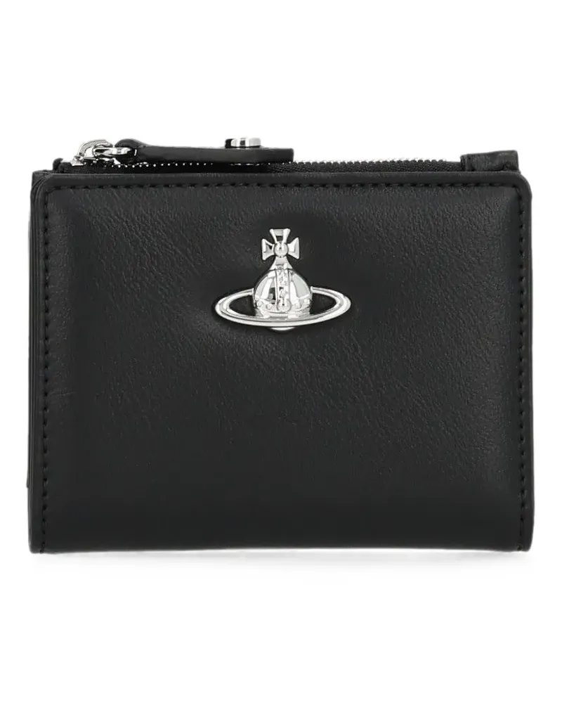 Vivienne Westwood slim flap cardholder - Schwarz Schwarz