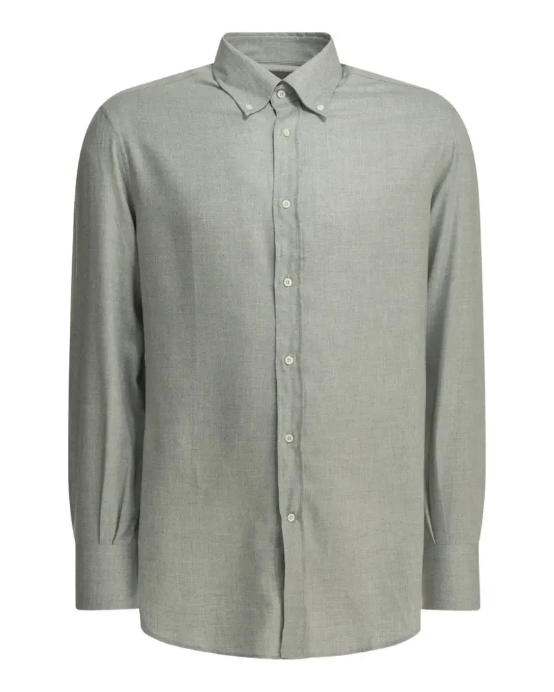 Brunello Cucinelli Klassisches Hemd - Grau Grau