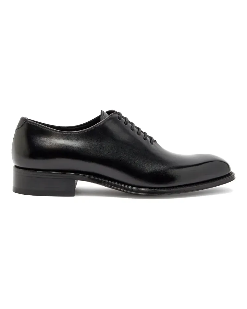 Tom Ford Claydon leather oxford shoes - Schwarz Schwarz