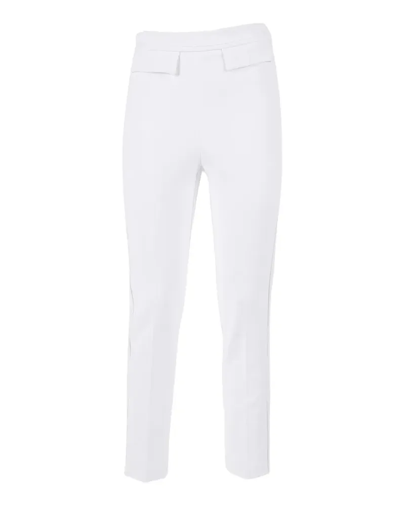 Elisabetta Franchi Hose mit Laschen - Weiß Weiß