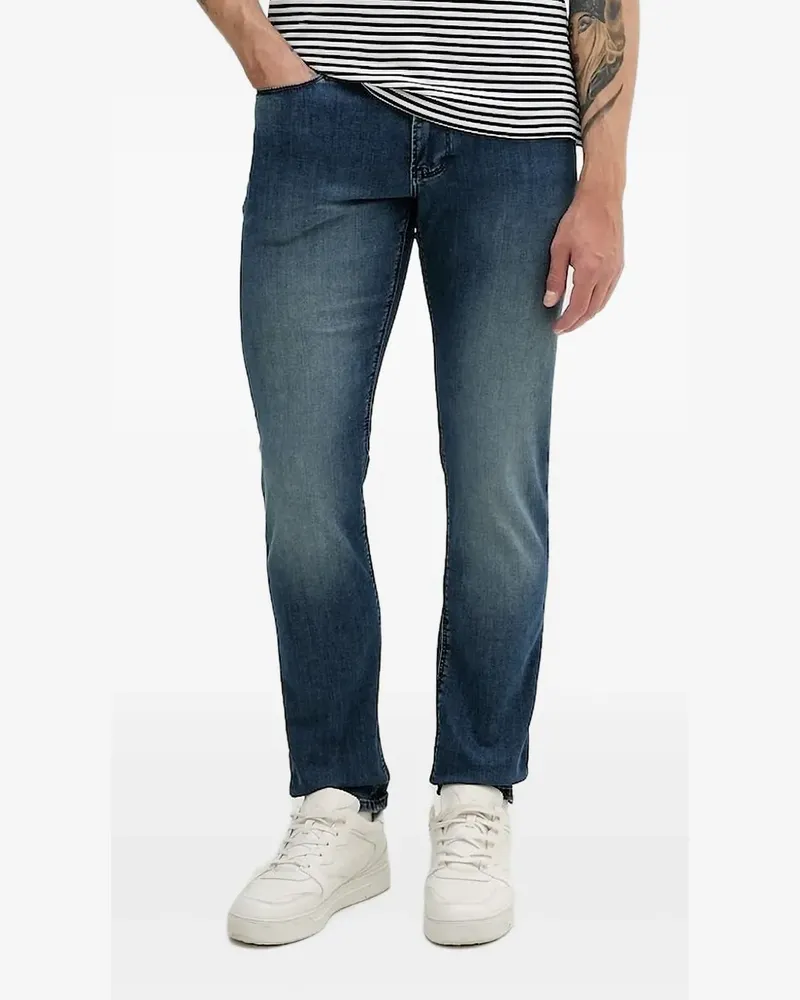 Emporio Armani Jeans mit Adler-Logo - Blau Blau