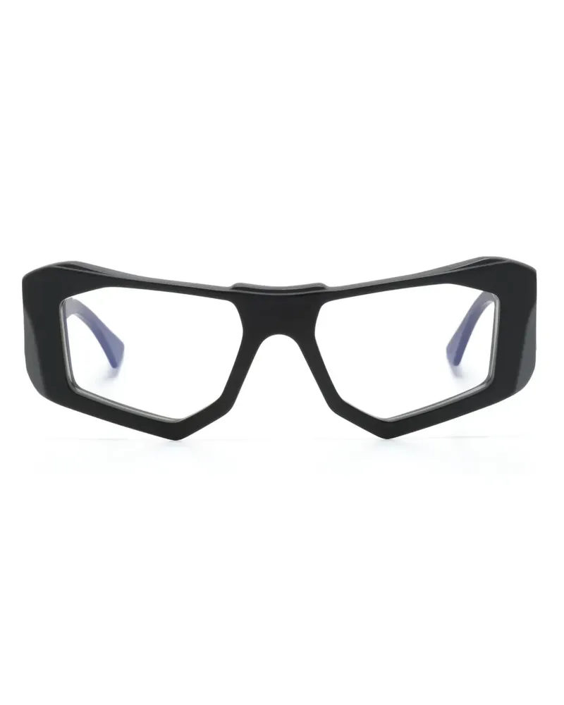 KUBORAUM F6 Brille mit Butterfly-Gestell - Grau Grau