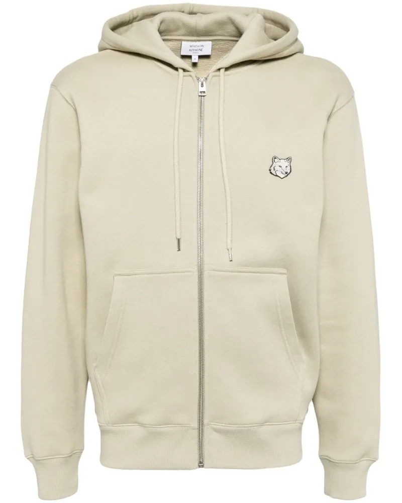 Kitsuné Bold Fox Head Kapuzenjacke - Grün Grün