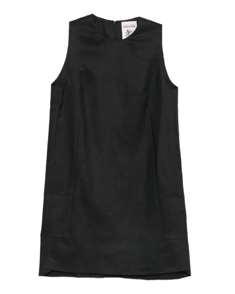 Semicouture sleeveless mini dress - Schwarz Schwarz