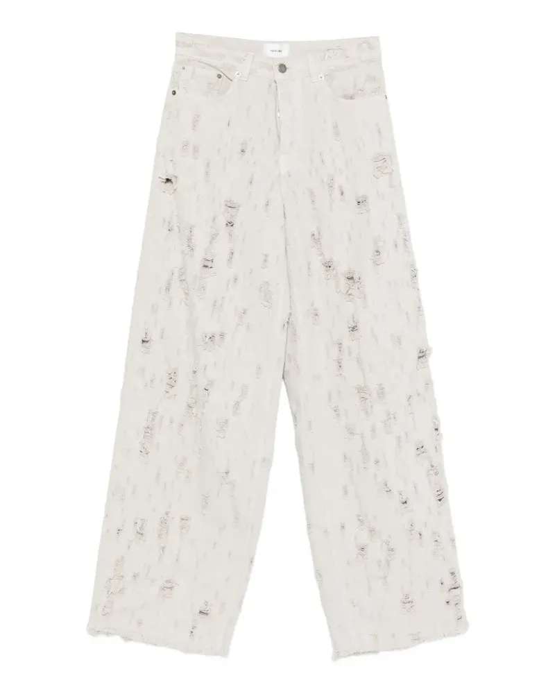 Haikure Bethany Bull Destroy Jeans im Distressed-Look - Grau Grau