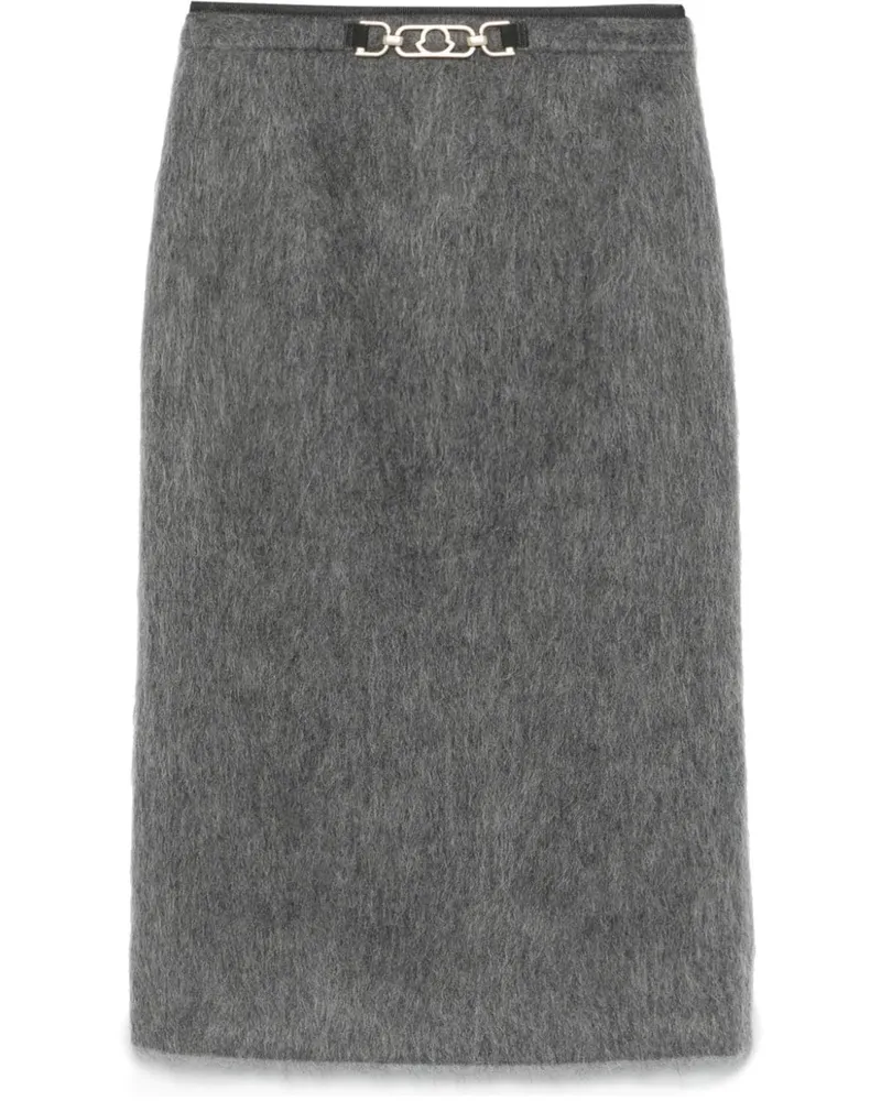 Moncler Midirock mit Farbverlauf - Grau Grau