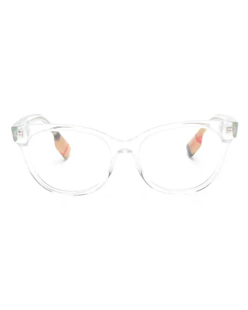 Burberry Brille mit Logo - Weiß Weiß