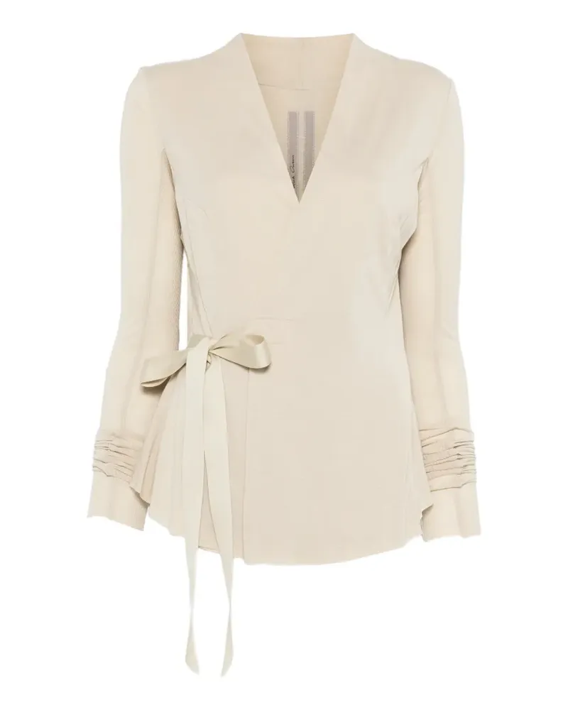 Rick Owens Cardigan mit V-Ausschnitt - Nude Nude