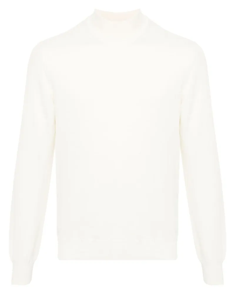 La Fileria Pullover aus Schurwolle - Weiß Weiß