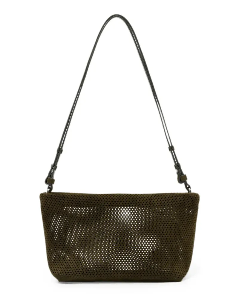 Proenza Schouler Bond Bag aus perforiertem Wildleder - Grün Grün