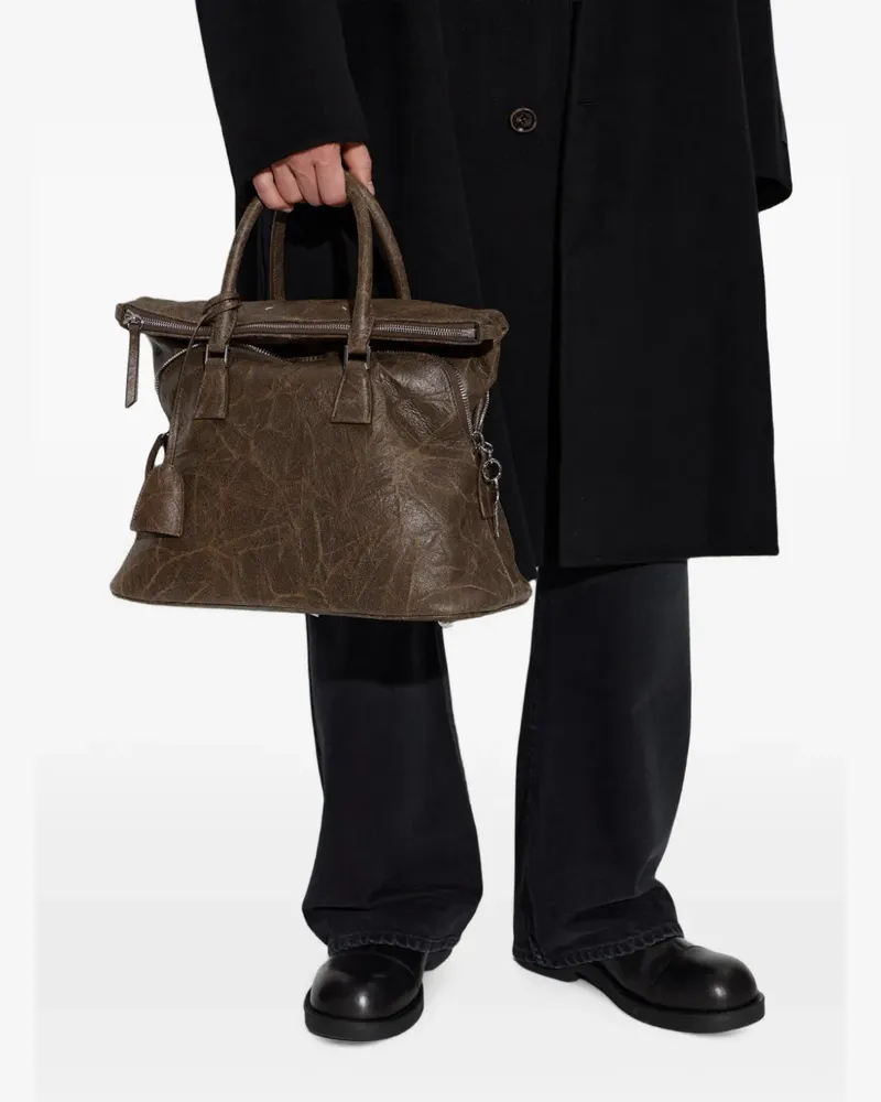 Maison Margiela Mittelgroßer 5AC Shopper - Braun Braun
