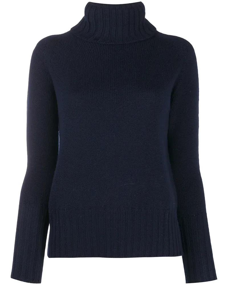 Drumohr  Pullover mit Rollkragen - Blau Blau