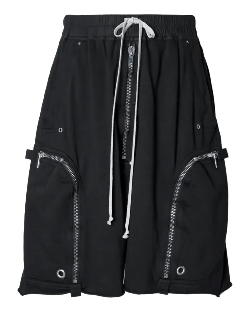 DRKSHDW by Rick Owens Bauhaus Pods-Shorts mit Reißverschlussdetail - Schwarz Schwarz