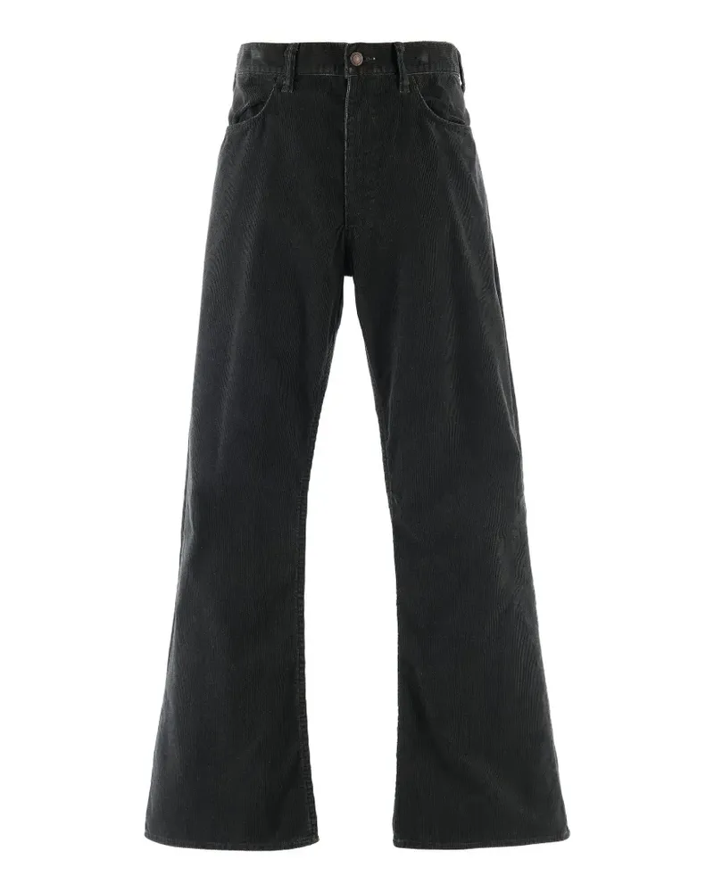 SAINT MXXXXXX Ausgestellte Cordhose - Schwarz Schwarz