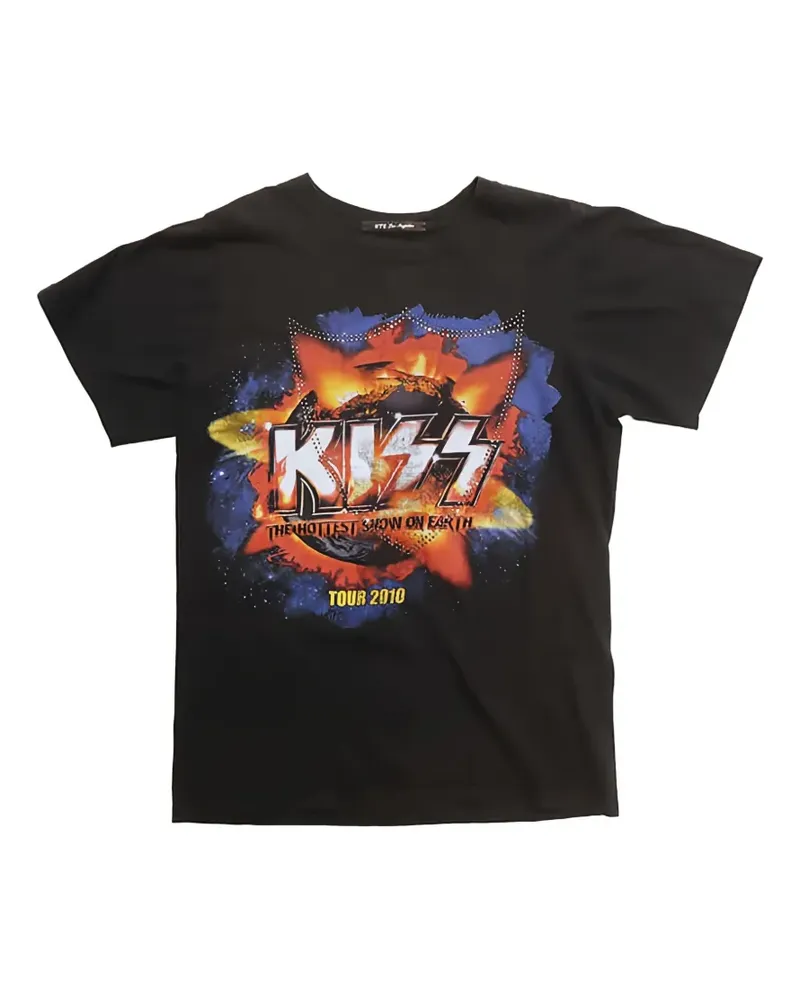 HTC Hollywood Trading Company T-Shirt mit grafischem Print - Schwarz Schwarz