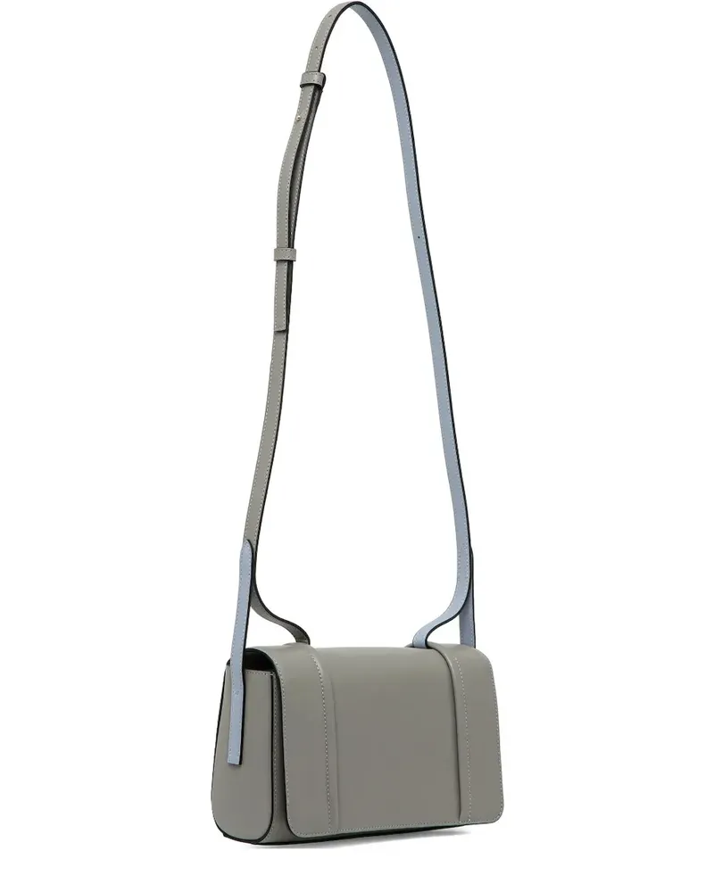 Furla Mini Riva S Umhängetasche mit Klappe - Grau Grau