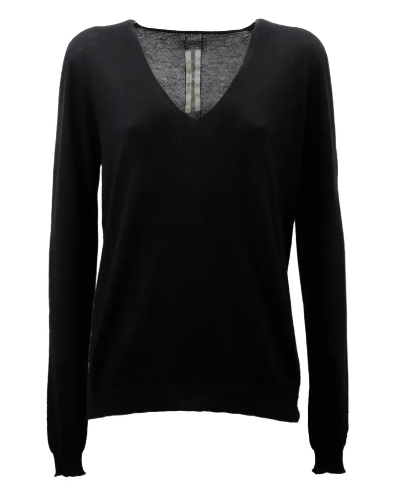 Rick Owens Pullover mit V-Ausschnitt - Schwarz Schwarz