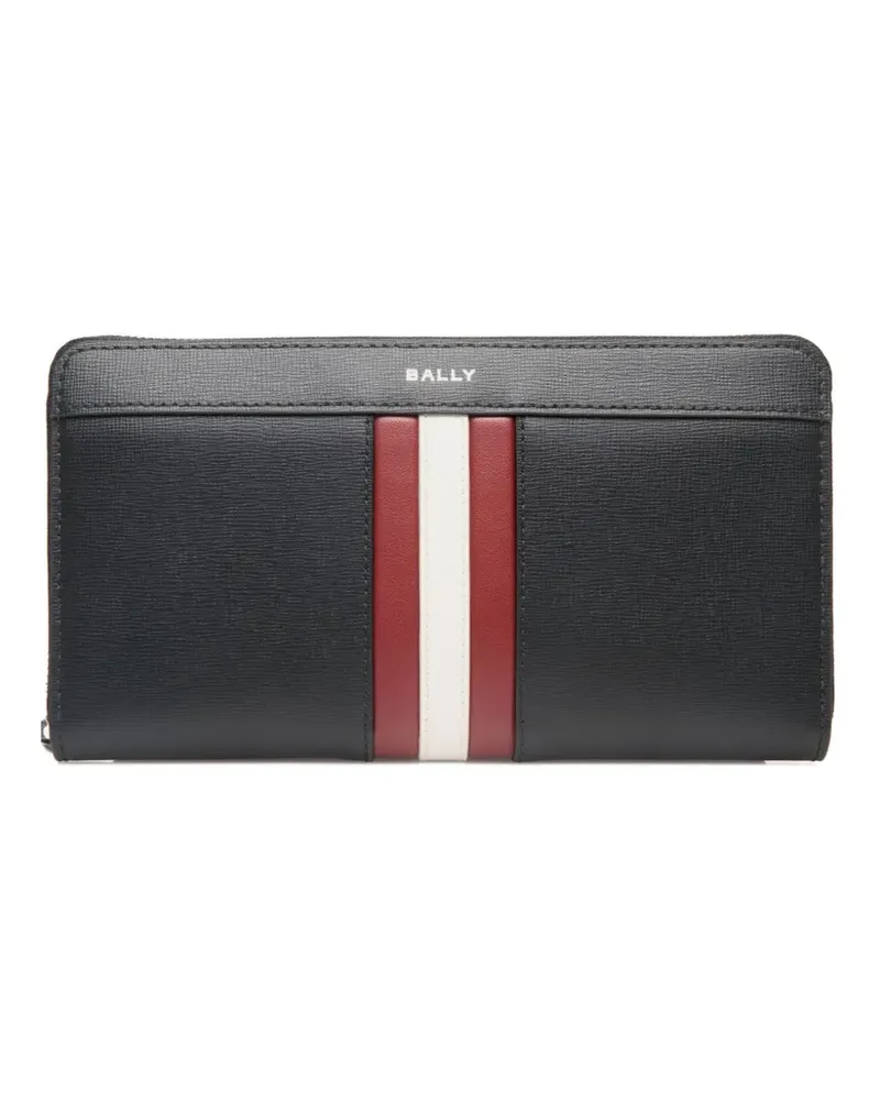 Bally Mythos Portemonnaie mit Reißverschluss - Schwarz Schwarz